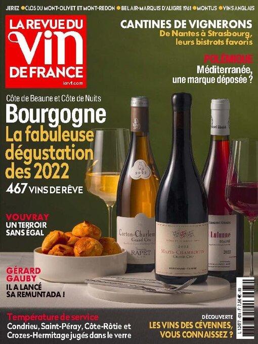 Title details for La Revue du Vin de France by Revue du Vin de France - Available